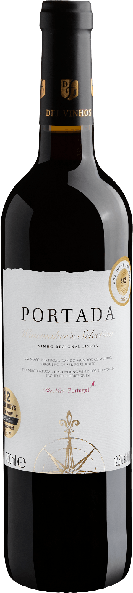 Garrafa do vinho Portada Winemaker's Selection