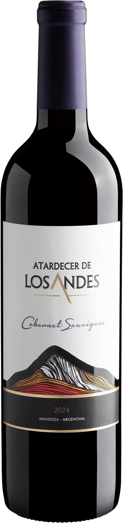 Garrafa do vinho Atardecer de Los Andes Cabernet Sauvignon